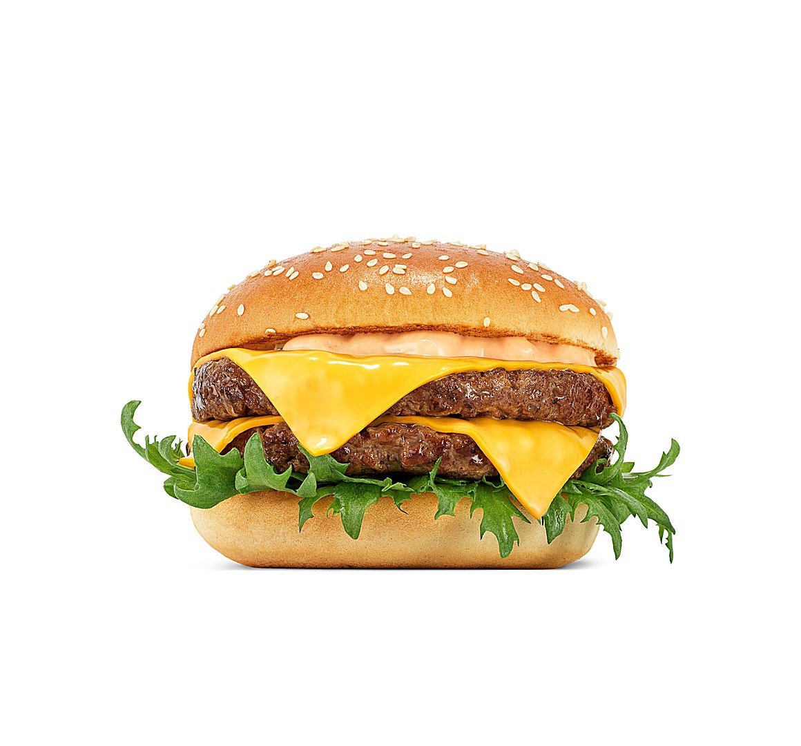 Dobbelt Cheeseburger 