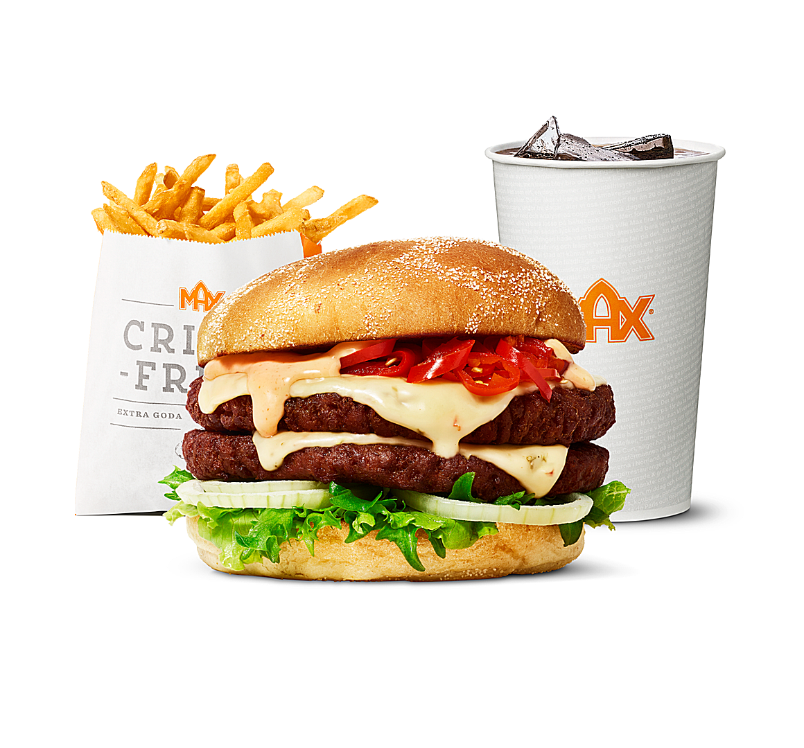 Pepper Jack 'n' Chili Plant Beef-menu