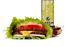 Salad Wrap Plant Beef menu