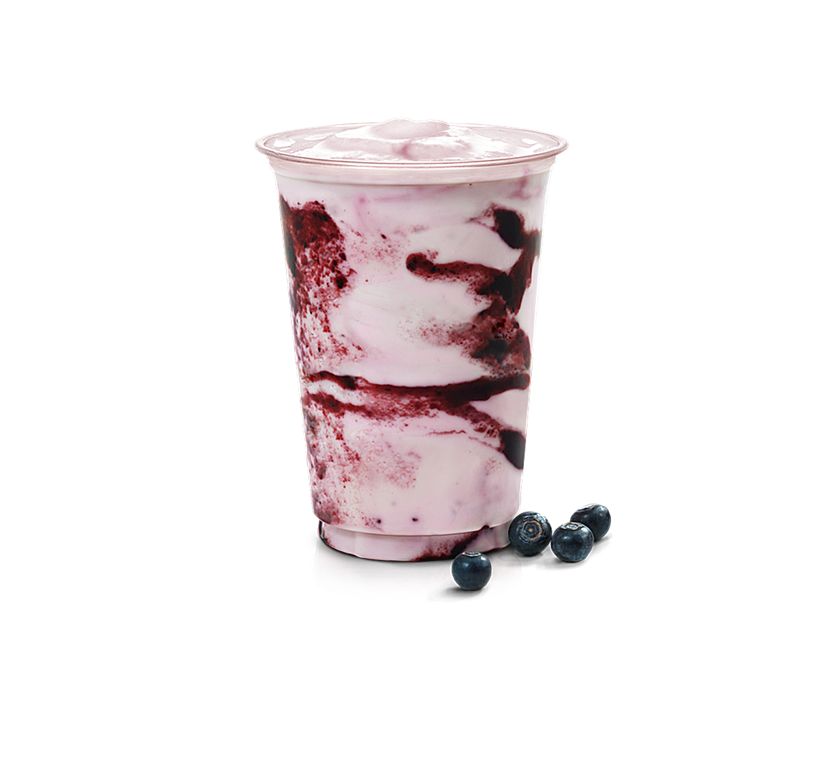 Luksusshake Vegan Blåbær