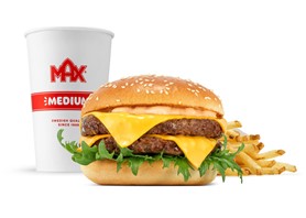 Dobbelt Cheeseburger menu