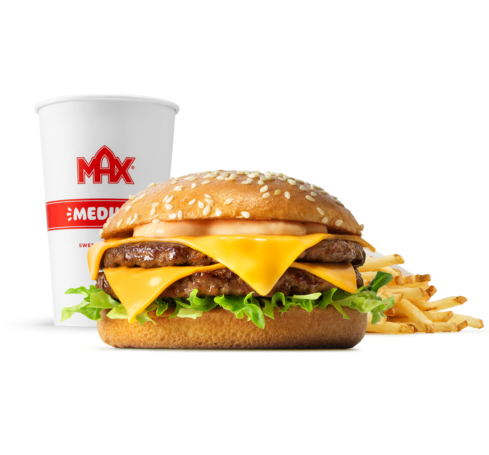 Dobbelt Cheeseburger menu