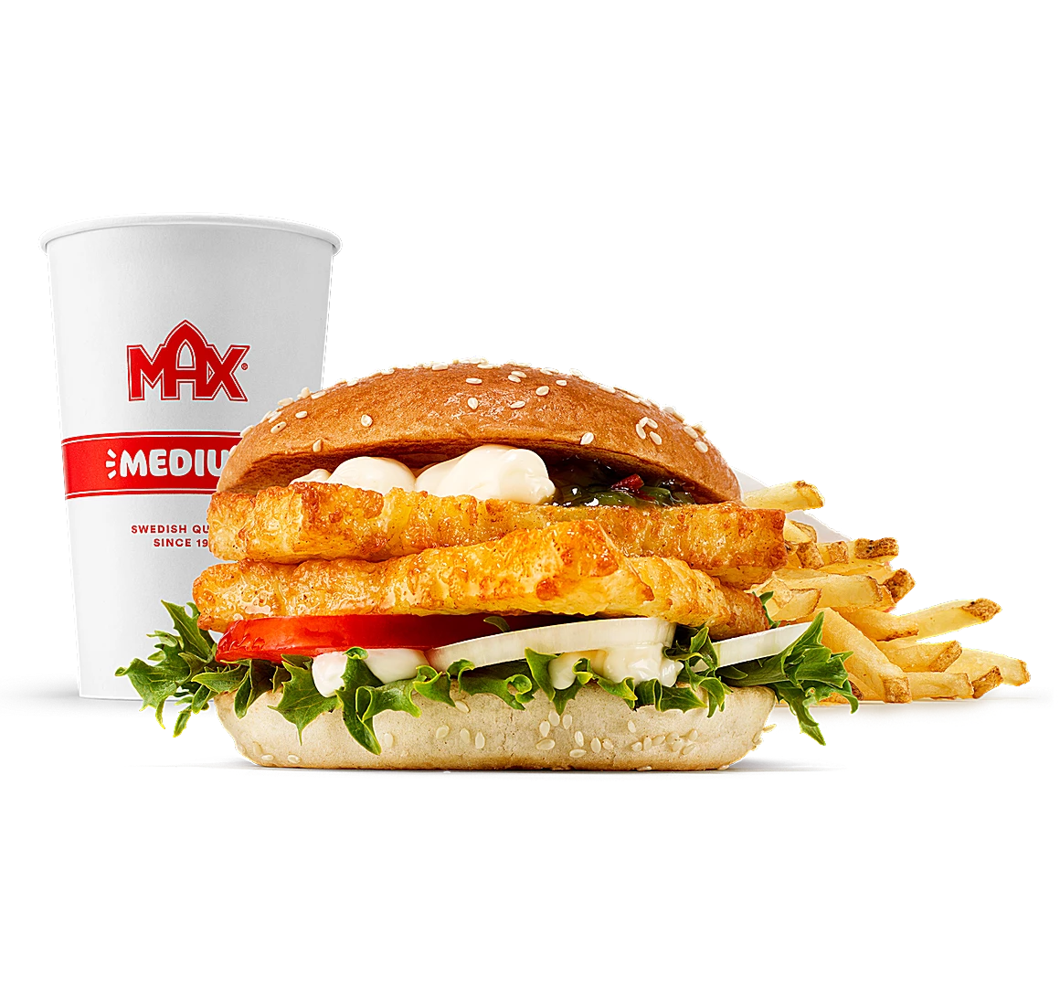 Double Maxoumi burger menu