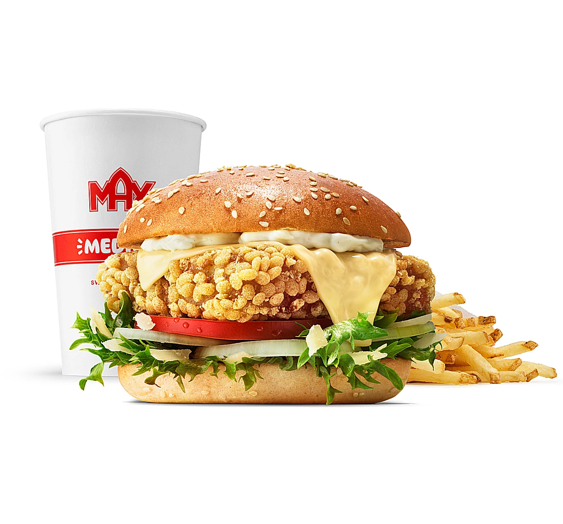 Fish Deluxe Parmesan menu