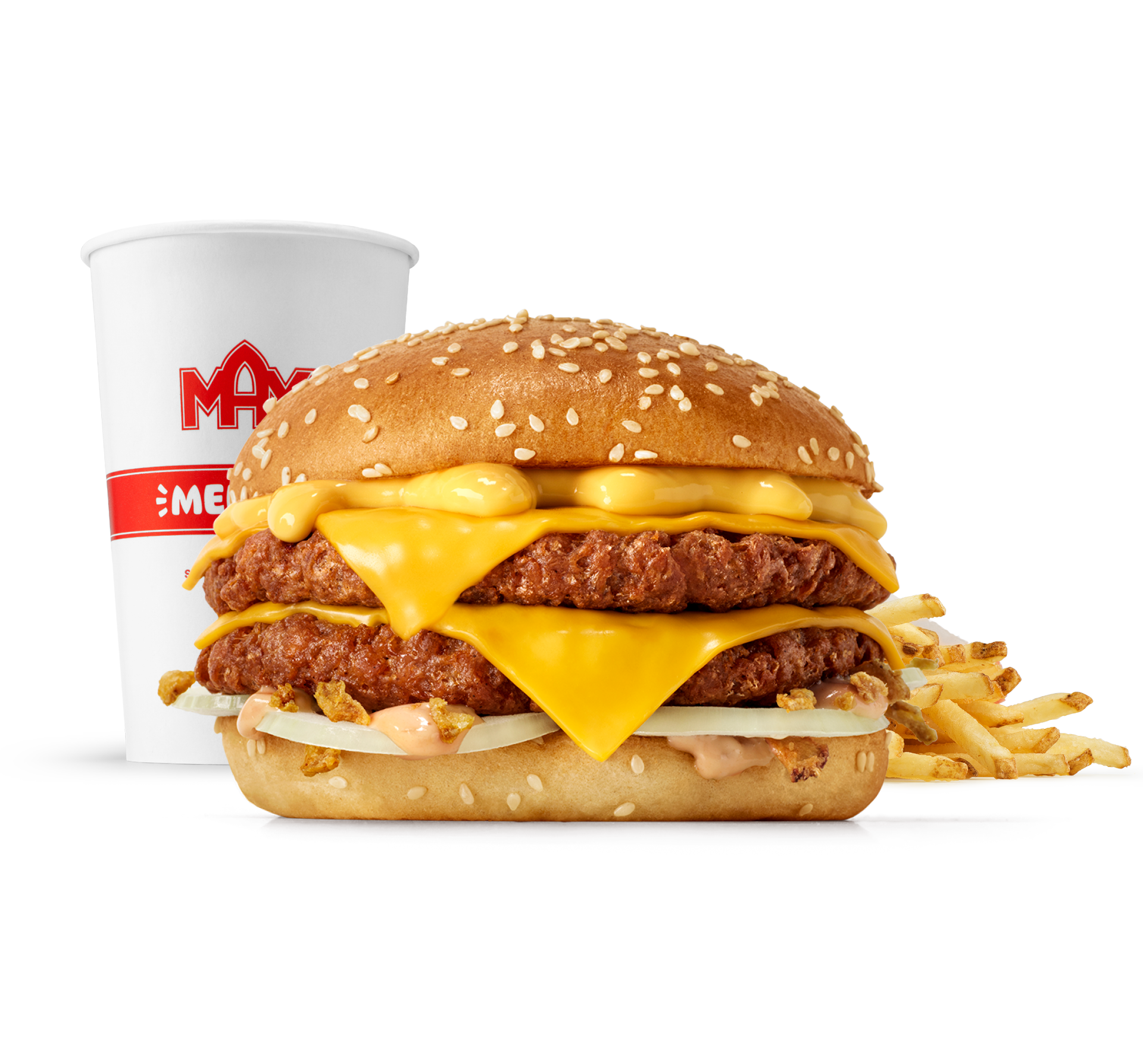 Cheddar Melt Plant Beef menu