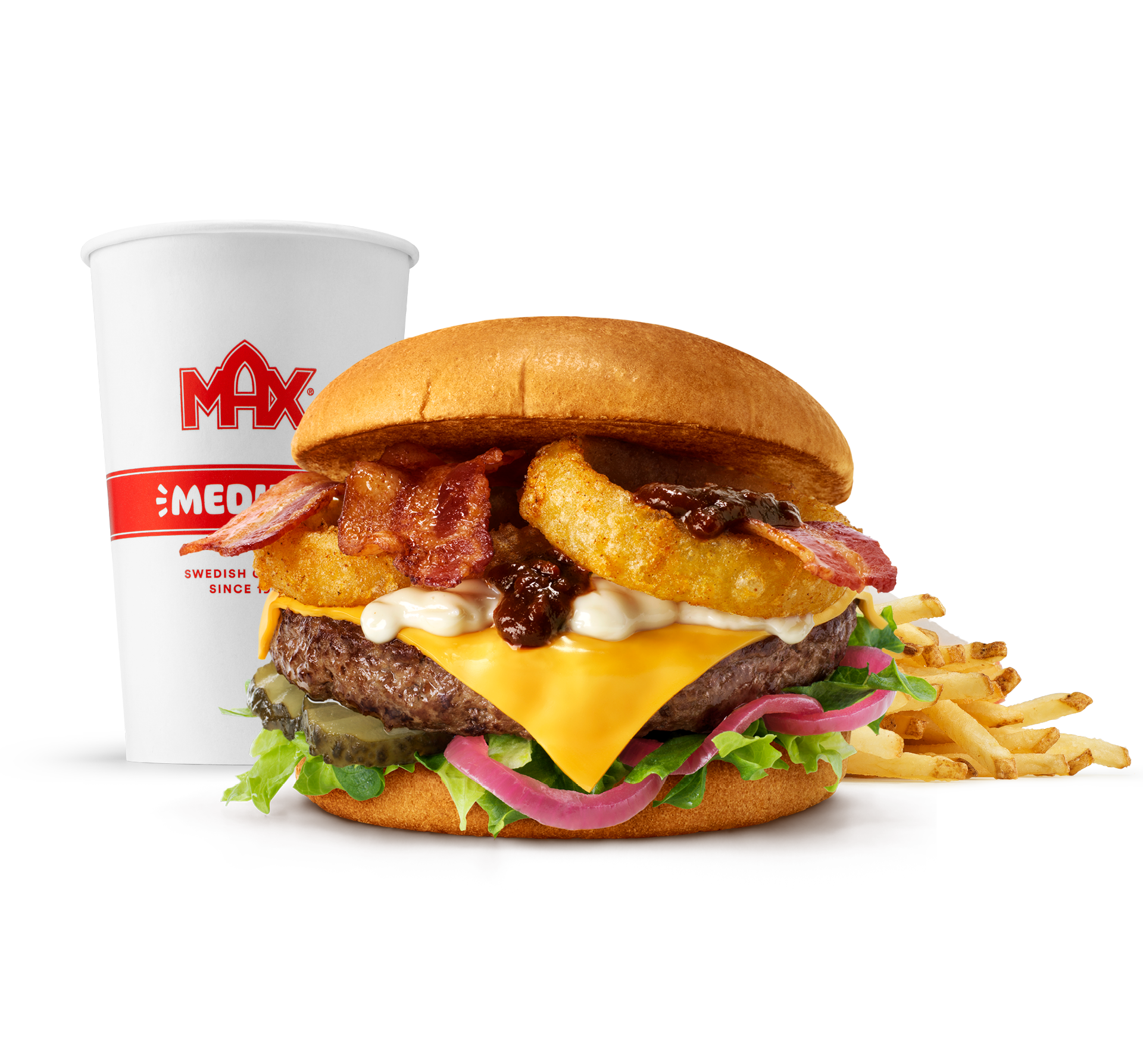 Smokey BBQ 'n' Bacon menu