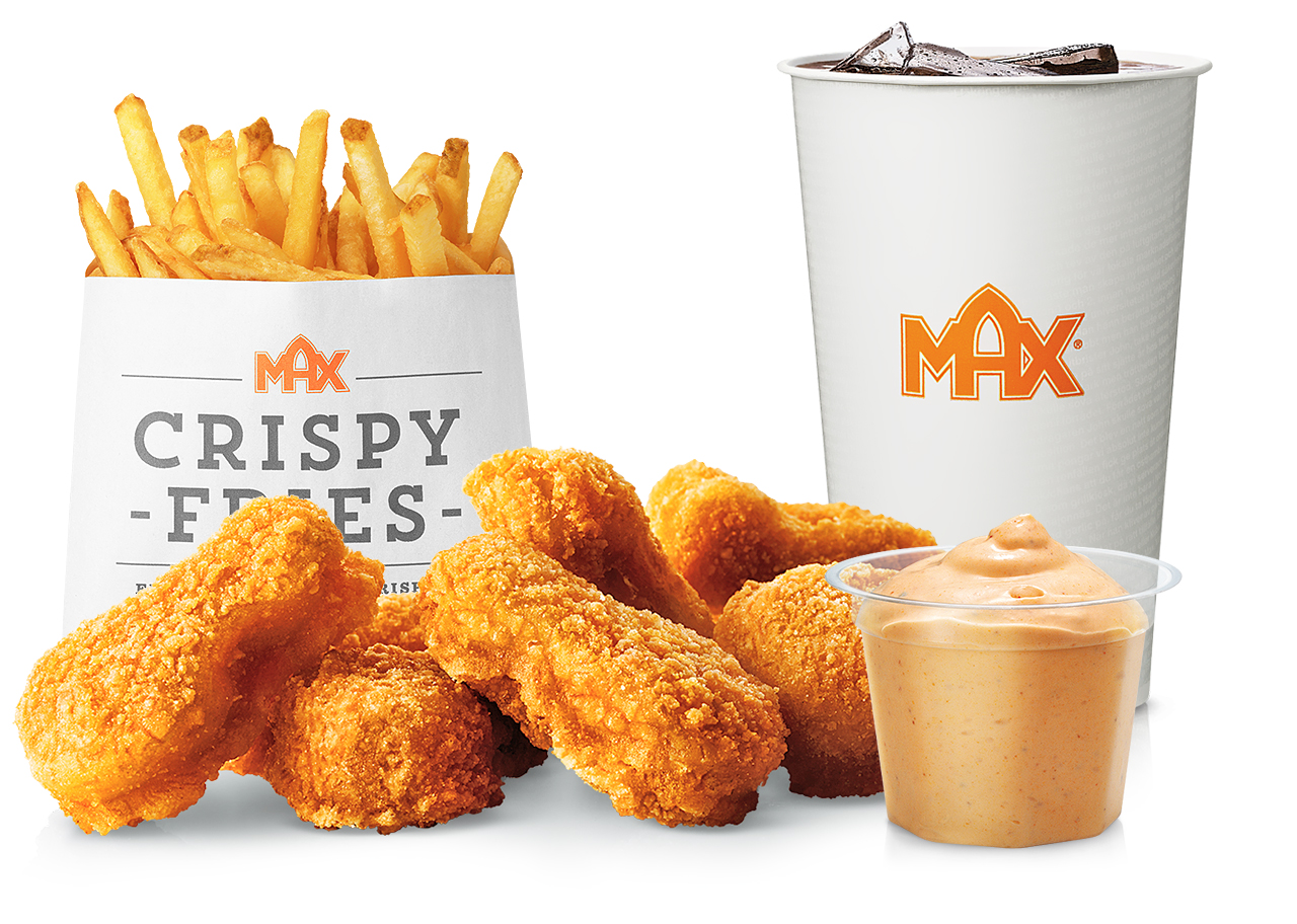 6 stk inkl. 1 valgfri dip