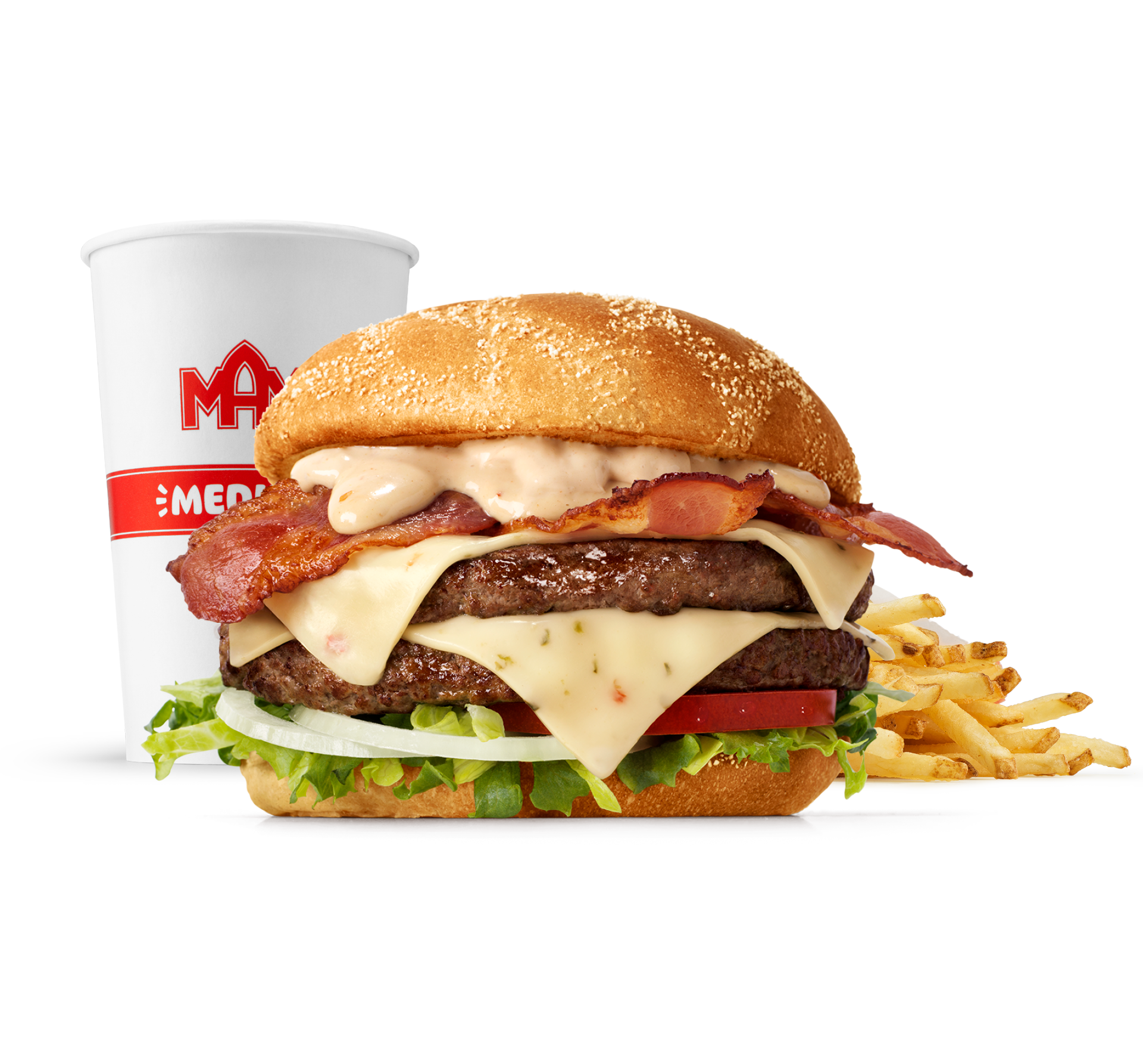 Double Frisco Pepper jack 'n' Bacon menu