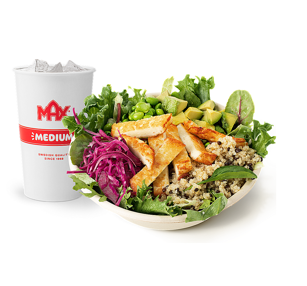 Grilloumi® Salat Bowl-menu