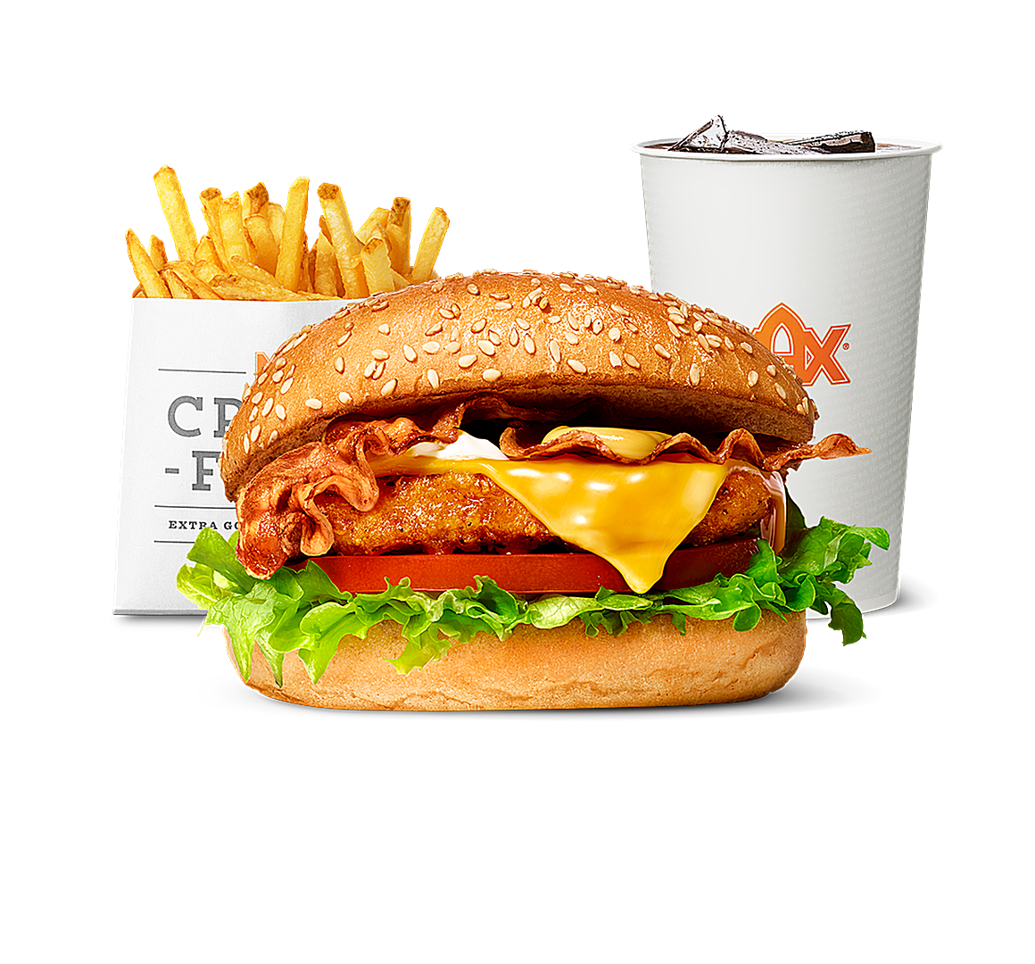 Crispy chicken 'n’ bacon-menu