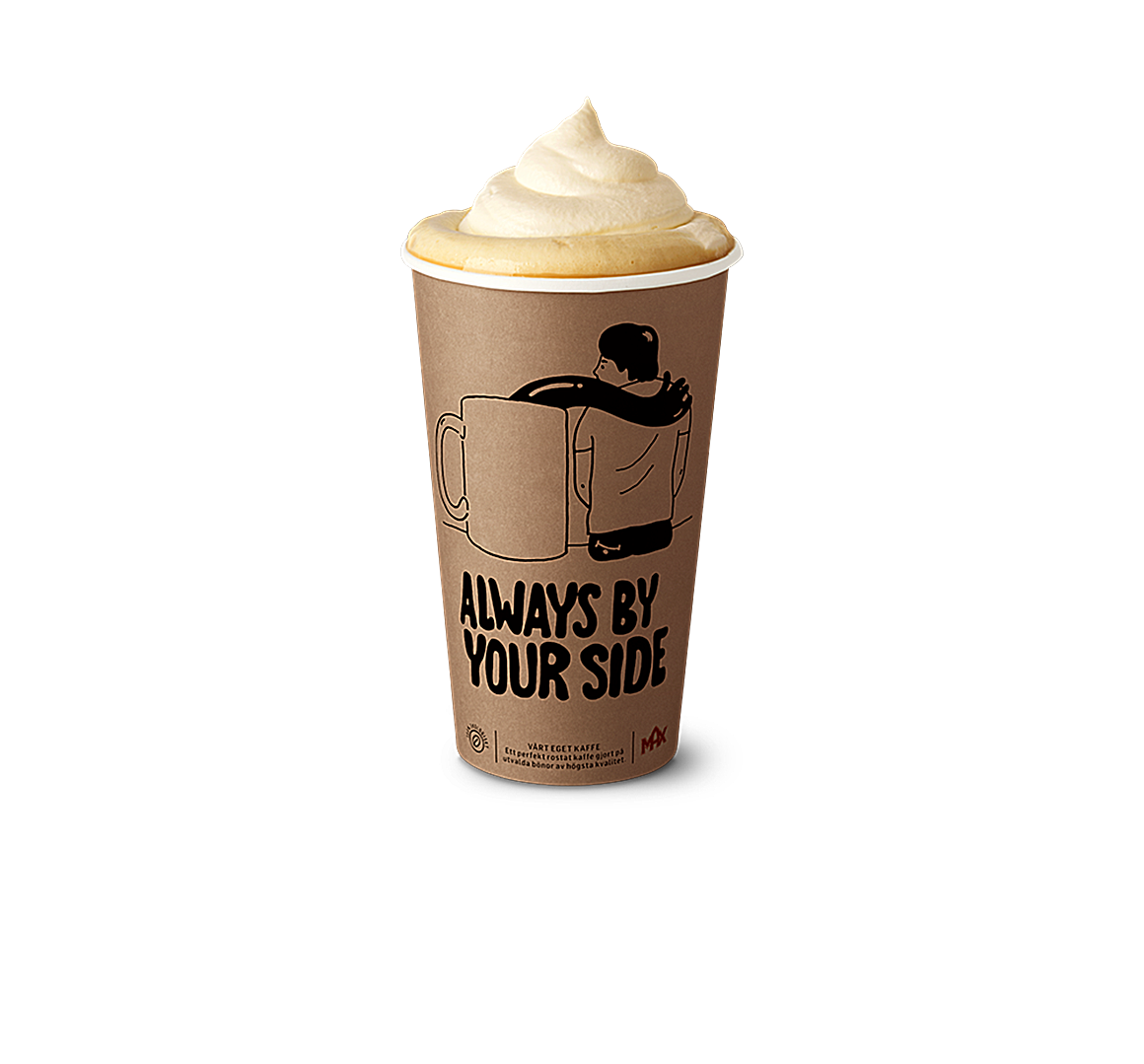 Iced vanilla latte